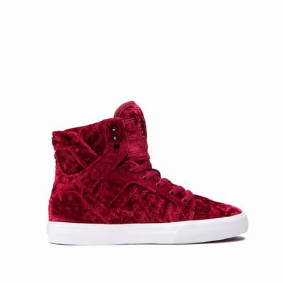 Gyerek Supra SKYTOP Magasszárú Cipő HU417596 Piros/Fehér